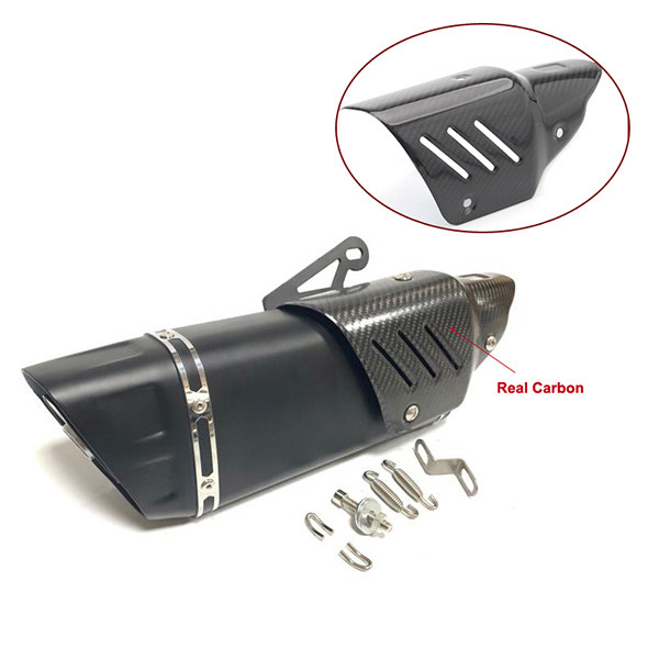 Motorcycle Exhaust Muffler Cover For Yamaha R1 R3 R6 Motorcycle Muffler Tube Escape Protection Guard Carbon Fiber Heat Shield Pipe Cover